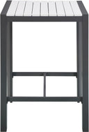 Nizuc - Outdoor Patio Square Bar Table - Meridian Furniture - Bar Tables- Elite Enclave Home