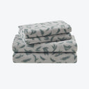Flannel - California King 100% Flannel Printed Sheet Set - Pine Branches - Woolrich - Sheets & Pillowcases - Elite Enclave Home