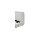 Tory - King Bed Pebble - White - Moe's Home Collection - Upholstered Beds - Elite Enclave Home