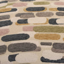 Arem - Upholstered Multi - Color Ottoman - Gray / Pink / White / Yellow - Uttermost - Upholstered Ottomans - Elite Enclave Home