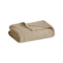 Freshspun Basketweave - King Blanket - Khaki