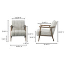 Aster - Accent Chair - Pebbled Beige - Moe's Home Collection - Arm Chairs - Elite Enclave Home
