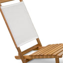 Wood Solid Wood Outdoor Deck Chair - Brown And Natural
