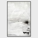 Silence II - 40" x 60" Painting Art by Buddy Whitlock - White