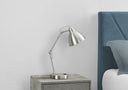 Metal Round USB Table Lamp With Nickel Dome Shade - Nickel - HomeRoots - Table Lamps - Elite Enclave Home