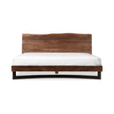Bent - King Size Bed - Natural Stain - Moe's Home Collection - Slat Beds - Elite Enclave Home