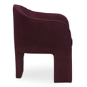 Clara - Performance Fabric Dining Chair - Plum - Moe's Home Collection - Arm Chairs - Elite Enclave Home