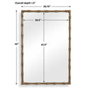 Brass Bamboo - Rectangle Mirror - Brass / Gold