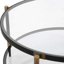 Chadid - Round Glass Table - Uttermost - Side Tables - Elite Enclave Home