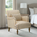 Amanda - Accent Chair - Linen/Blue