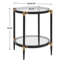 Chadid - Round Glass Table