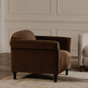 Harmony - Fabric Accent Chair - Dark Brown - Moe's Home Collection - Accent Chairs - Elite Enclave Home