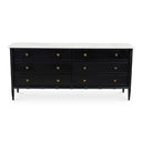 Eleanor - 6 Drawer Dresser - Black - Moe's Home Collection - Dressers - Elite Enclave Home