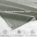 Ara - Ombre Printed Shower Curtain - Gray - Madison Park - Shower Curtains - Elite Enclave Home