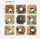 Bahati - Wood Wall Decor (Set of 9) - Natural