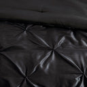 Laurel - California King 7 Piece Tufted Comforter Set - Black