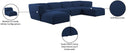 Miramar - 6 Piece Modular Sectional - Meridian Furniture - Stationary Sectionals - Elite Enclave Home