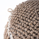 Round Pouf Ottoman - Beige