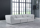 Miramar - 3 Seat Modular Sofa - Meridian Furniture - Stationary Sectionals - Elite Enclave Home