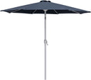 Fiji - Aluminum Patio Umbrella With Round White Base