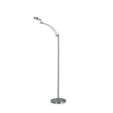 Adjustable LED Task Floor Lamp - Nickel - HomeRoots - Floor Lamps - Elite Enclave Home