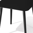 Square Metal Outdoor Side Table - Gray