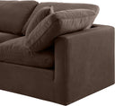 Indulge - Velvet 4 Seat Modular Sofa - Meridian Furniture - Stationary Sectionals - Elite Enclave Home