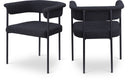 Malin - Boucle Dining Chair (Set of 2) - Meridian Furniture - Chair Sets - Elite Enclave Home