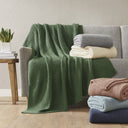 Bree Knit - Knit Throw - Ivory - INK+IVY - Throws - Elite Enclave Home