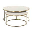 Aragon - Nesting Coffee Tables (Set of 2) - White - Uttermost - Nesting Tables - Elite Enclave Home
