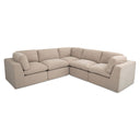 Cates - Classic L Modular Sectional - Pebble - Moe's Home Collection - Stationary Sectionals - Elite Enclave Home
