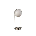 Clip Globe USB Table Lamp - Silver
