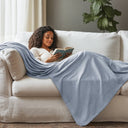 Bamboo Cotton - Twin Rayon From Blanket - Light Blue - Madison Park - Blankets - Elite Enclave Home