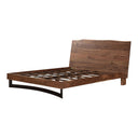 Bent - Queen Size Bed - Natural Stain - Moe's Home Collection - Slat Beds - Elite Enclave Home