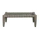 Borneo - Cushion Outdoor Ottoman - White - Uttermost - Ottomans - Elite Enclave Home