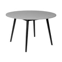 Rounded Stone Outdoor Dining Table - Gray