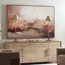 Rise - Framed Modern Canvas - Black / Brown / Orange / White - Uttermost - Canvas Art - Elite Enclave Home