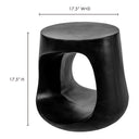 Rothko - Outdoor Stool - Black - Moe's Home Collection - Side Tables - Elite Enclave Home