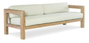 Sedona - Sofa, No Welt - Canvas Canvas / Light Brown