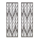 Florian - Carved Wall Panel Decor (Set of 2) - Reclaimed Gray - Madison Park - Wall Decor - Elite Enclave Home