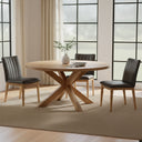 Demi - Leather Dining Chair (Set of 2) - Brown