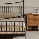 Monet - Queen Bed - Black - Moe's Home Collection - Platform Beds - Elite Enclave Home
