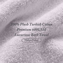 Turkish - 6 Piece Bath Towel Set - Lavender - Madison Park Signature - Towel Sets - Elite Enclave Home