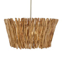 Rhea - 4 Light Wood Branch Chandelier - Woodtone - Uttermost - Chandeliers- Elite Enclave Home