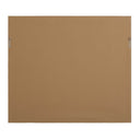 Blue Reverie - Framed Abstract Lake Print - Light Brown