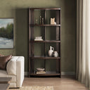 Kyra - Bookshelf - Cocoa Brown - Classic Home - Standard Bookcases - Elite Enclave Home