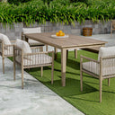 Travessa - Outdoor Round Stone Tray - White