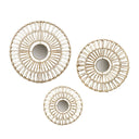 Ella - Corn Leaves Wall Decoration (Set of 3) - Neutral - Madison Park - Wall Decor - Elite Enclave Home