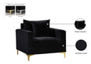 Naomi - Chair - Meridian Furniture - Arm Chairs - Elite Enclave Home