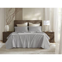 California King Sateen Sheet Set - Gray